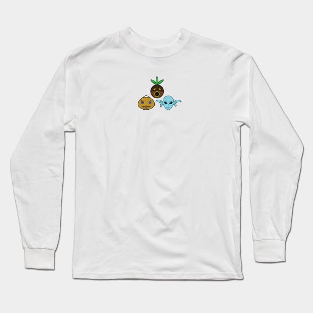 Goron Deku Zora Long Sleeve T-Shirt by Dami Designs